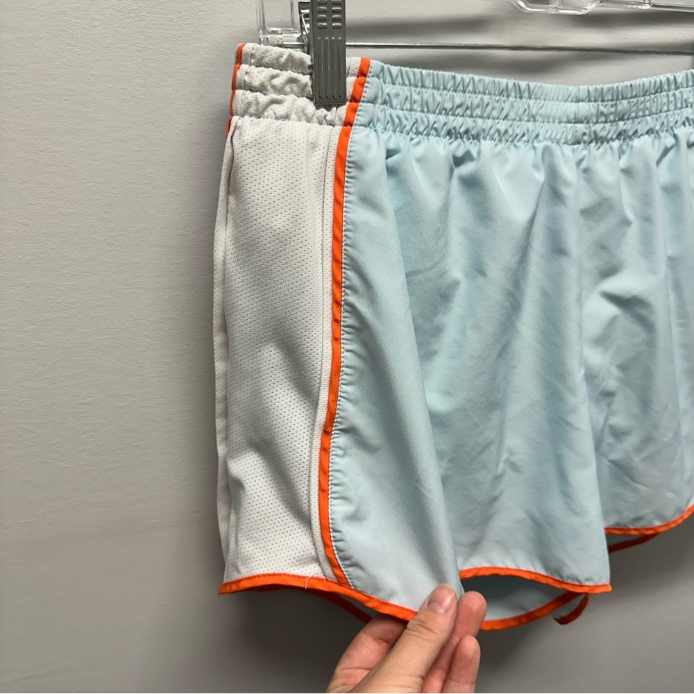 Nike Blue Athletic Shorts with drawstring, key pockets, & mesh underwear, Sz L - Picture 3 of 12